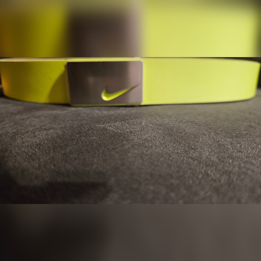NIKE LIME GREEN Womens Sleek Modern Golf Belt Sz S